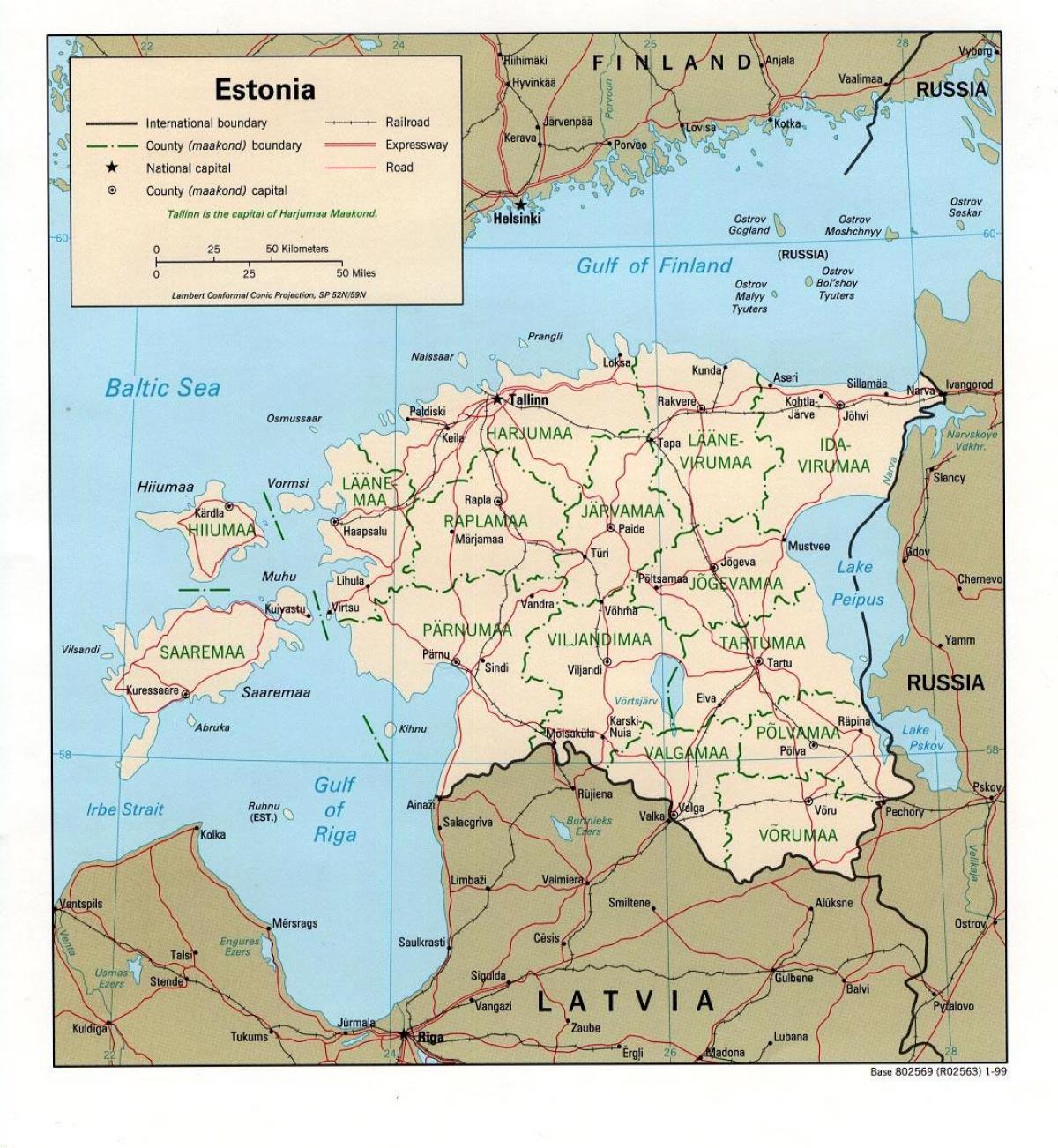 mapa ng Estonia mapa ng lokasyon