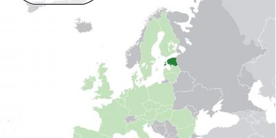 Estonia sa mapa ng europa